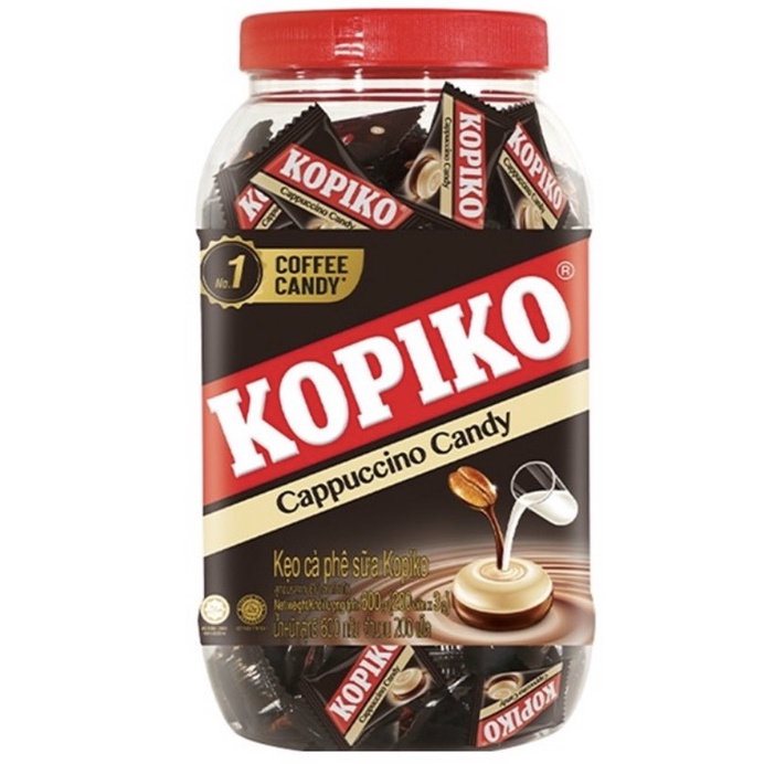 KẸO CÀ PHÊ SỮA VÀ VỊ CÀ PHÊ KOPIKO 560G