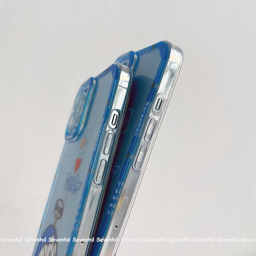 Ốp Điện Thoại Họa Tiết Hoạt Hình Doraemon Cho iPhone 14 13 12 11 Pro Max SE2020 X XR Xs Max 7 8 6 6s Plus