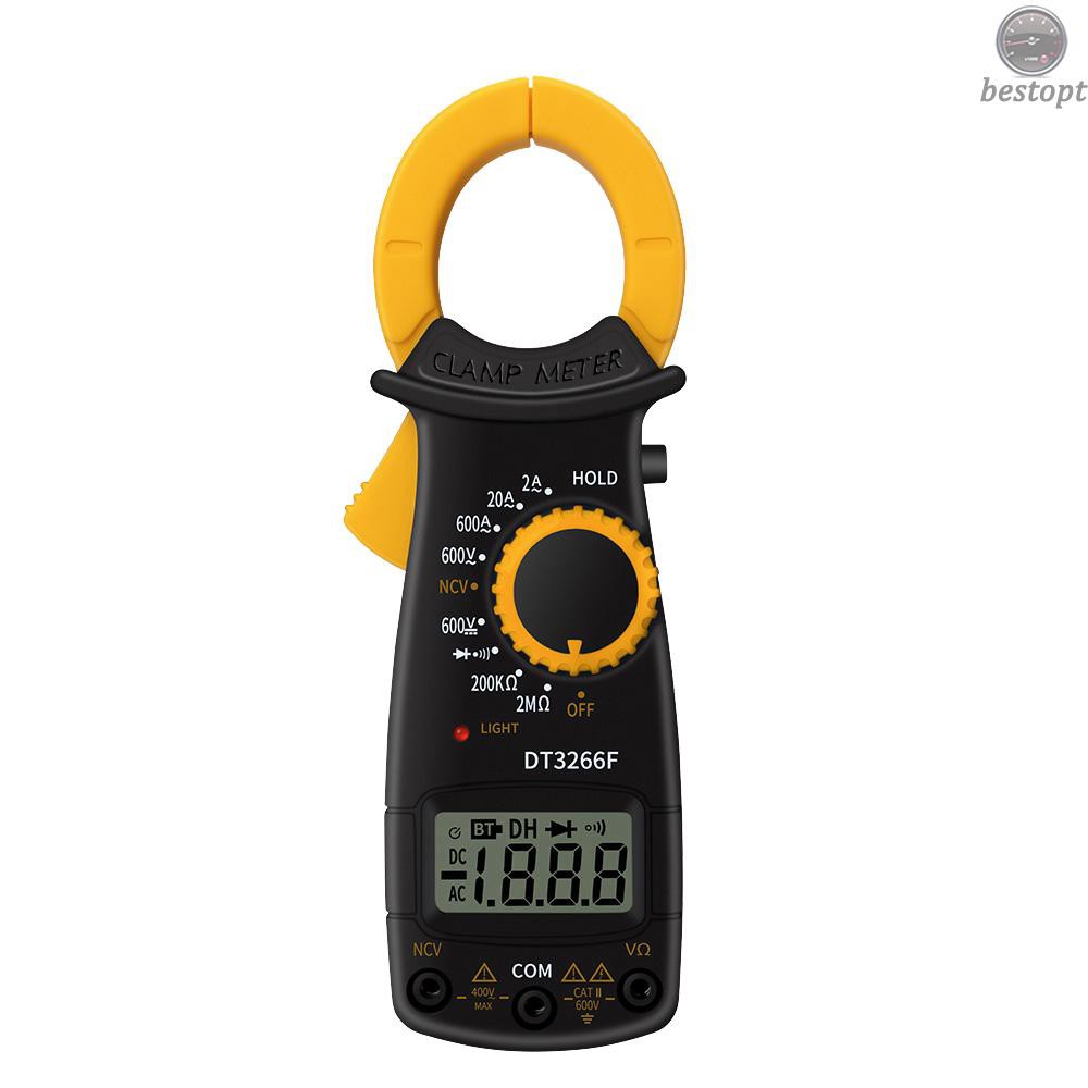B&O Digital Clamp Meter Multimeter Handheld AC DC Voltage Current Voltmeter Diode Resistance Non-contact Fire Wire Identification