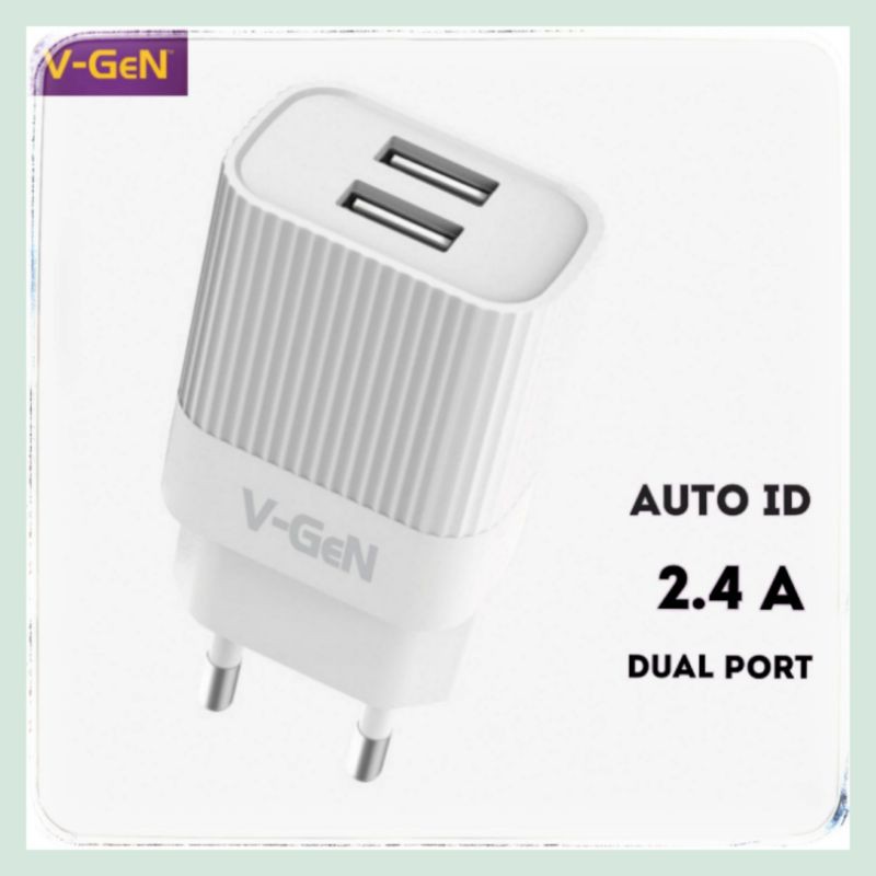 Củ Sạc V-Gen 2 Cổng Usb Vtc2-04