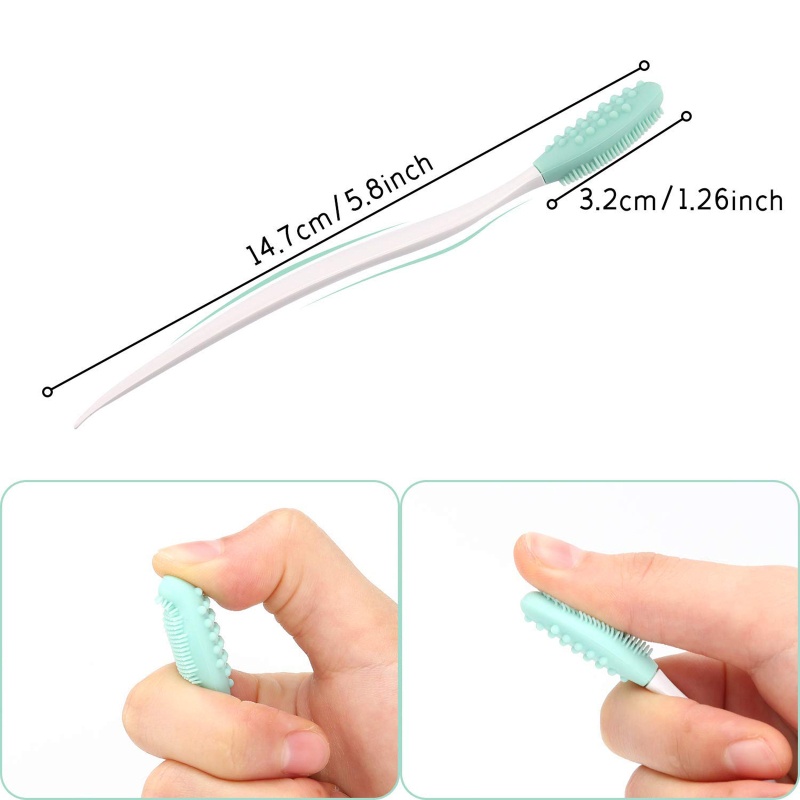 Cọ Môi Hai Đầu Silicone Tẩy Tế Bào Chết YOUYO