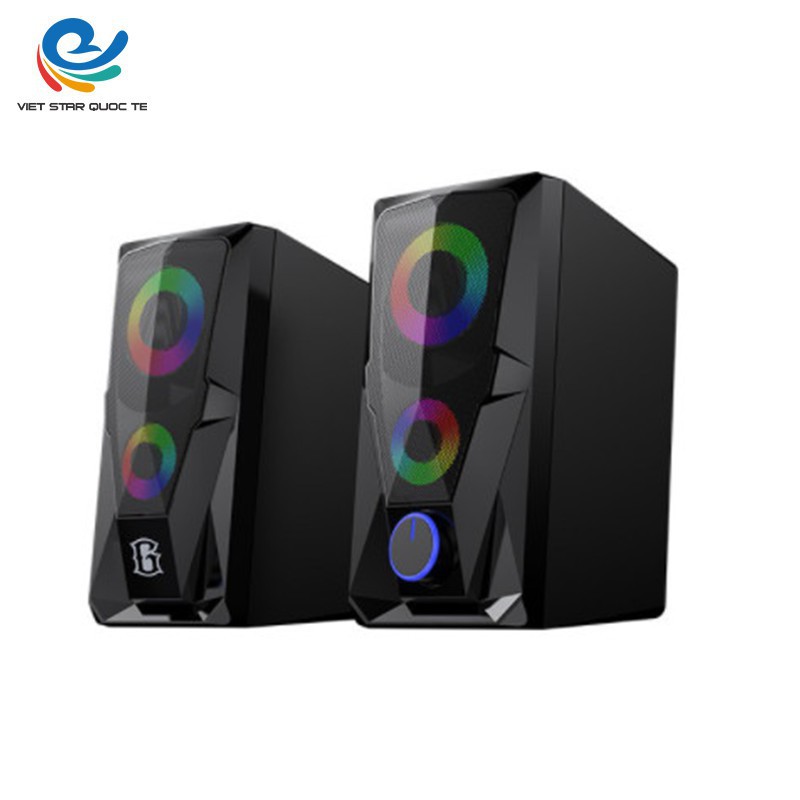 Loa Vi Tính ROBOT RS200 Loa Game Hiệu Ứng Đèn LED 7 Màu - Âm Thanh HD Chất Lượng Cao -- BẢO HÀNH 12 THÁNG S035