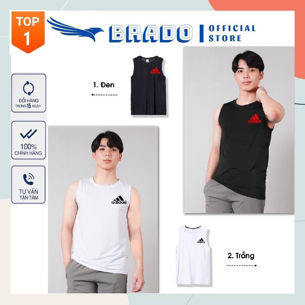 Áo ba lỗ nam 𝐓𝐀𝐍𝐊 𝐓𝐎𝐏 𝐃𝐀𝐒 chất liệu thoáng mát tập gym ,chơi thể thao ,chạy bộ