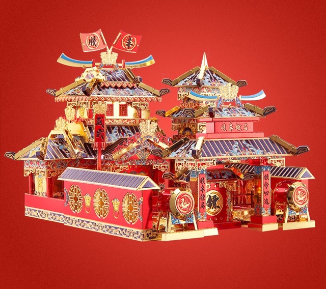 📌 Mô hình lắp ghép kim loại 3d kiến trúc Trung Hoa cổ “Đại Đường” Thuận Phong Tiêu Cục
