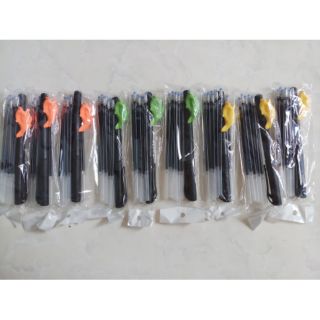 BÚT VIẾT TỰ BAY MỰC SAU 10 PHÚT_ DÀNH CHO LUYỆN VIẾT TIẾNG TRUNG _ HÀN_ NHẬT_ Mực màu xanh