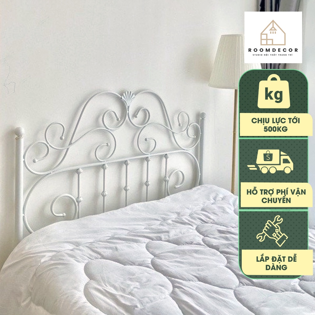 Giường Sắt 1m2x2m Decor Phòng Ngủ Mọi Phong Cách, Làm Concept Chụp Ảnh Roomdecor - Tháo Lắp Dễ Dàng