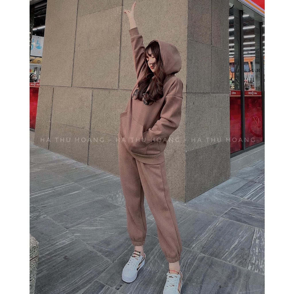 [FREESHIP ĐƠN TỪ 50K] Sét Bộ Hoodie ABC nỉ cottong chất đẹp siêu hot