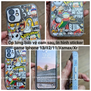 Ốp Lưng chống sốc , bảo vệ cam sau Sticker games bomb skin IP 13 Pro Max / 12 / 11 Pro Max / 11 / Xs Max / Xr