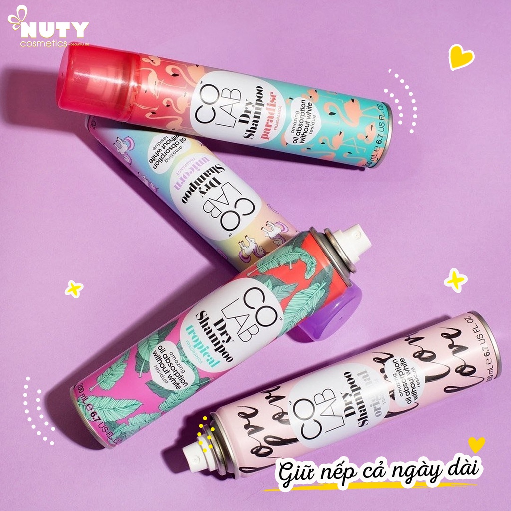 Dầu Gội Khô Colab Dry Shampoo (200ml)