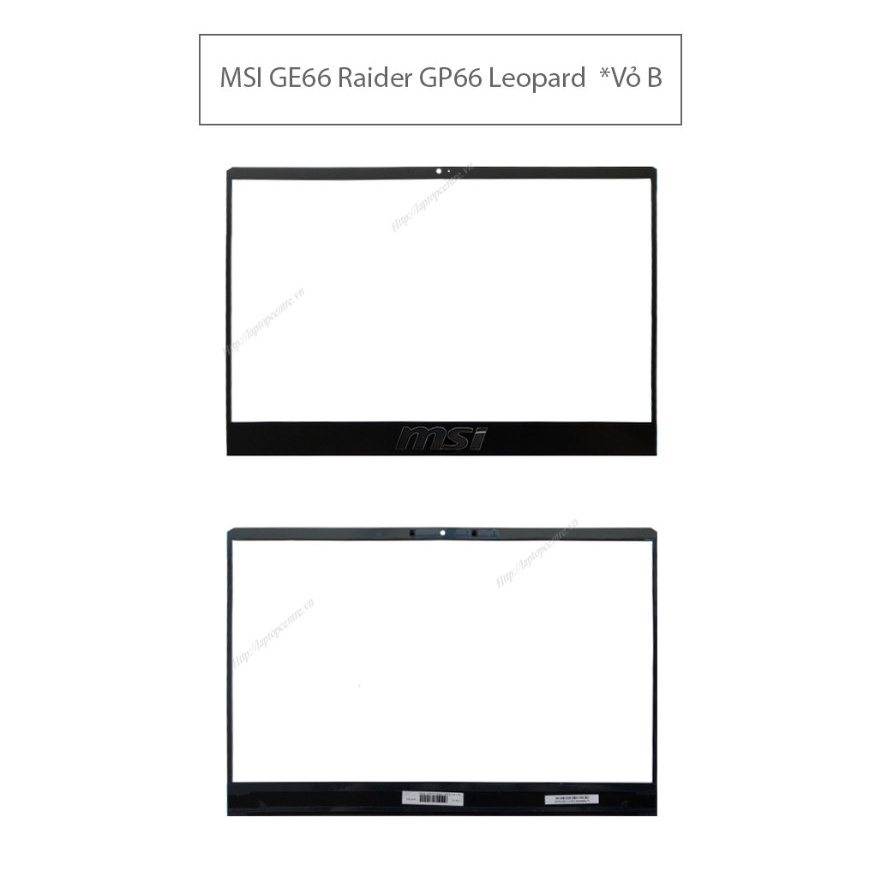 Thay vỏ laptop MSI Gaming GE66 Raider GP66 Leopard