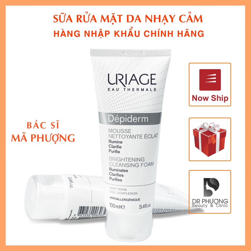 [CHÍNH HÃNG] Sữa Rửa Mặt Làm Sạch Da và Thanh Khiết Cho Da URIAGE DEPIDERM