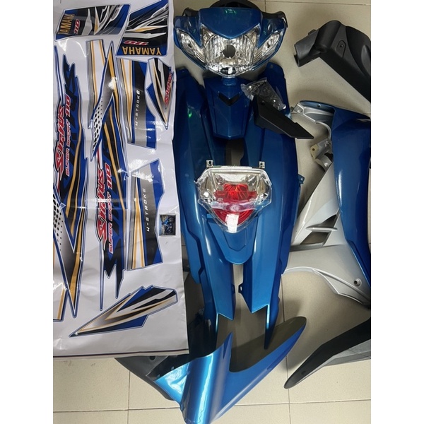 Dàn áo sirius màu da mới tem chế đẹp tặng kèm pha đèn đèn lái  ốc và tem đặc biệt như hình😍