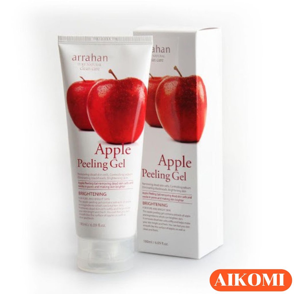 Tẩy Da Chết , Gel Tẩy Tế Bào Chết hương táo Arrahan Apple Peeling Gel - 180ml [ CHÍNH HÃNG ]