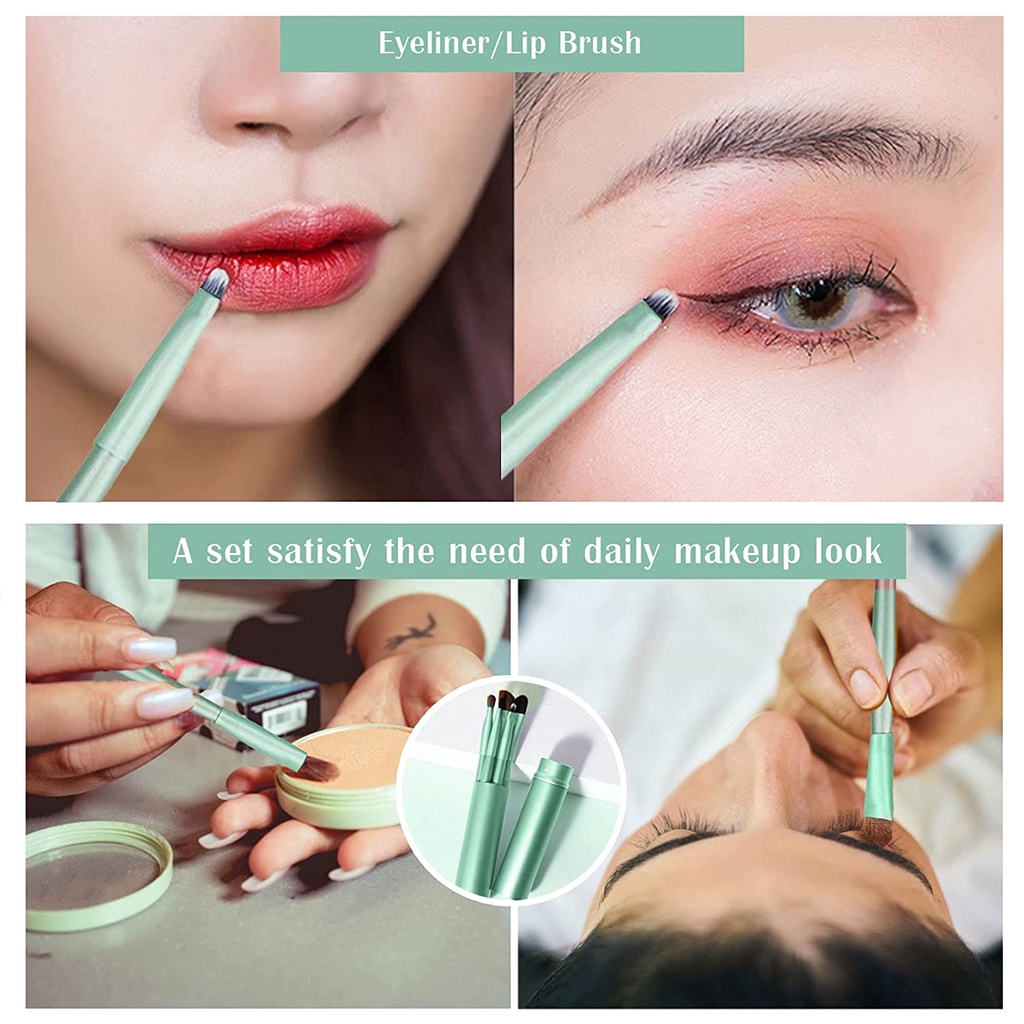 Set 5 Cọ Trang Điểm Chuyên Nghiệp Chất Lượng Cao