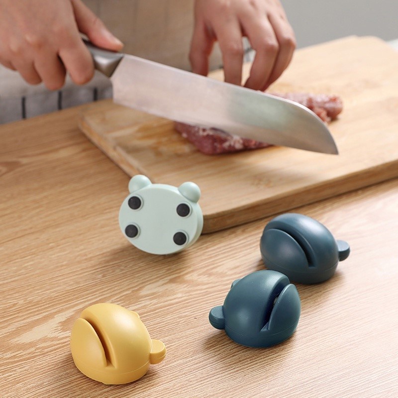 Dụng Cụ Mài Dao Mini Hình Chú Ếch Hoạt Hình Dễ Thương