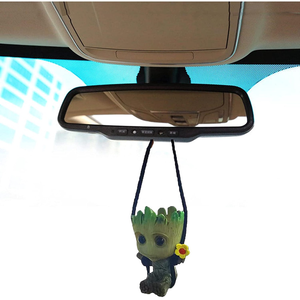 Dây Treo Trang Trí Xe Hơi Hình Groot Dễ Thương