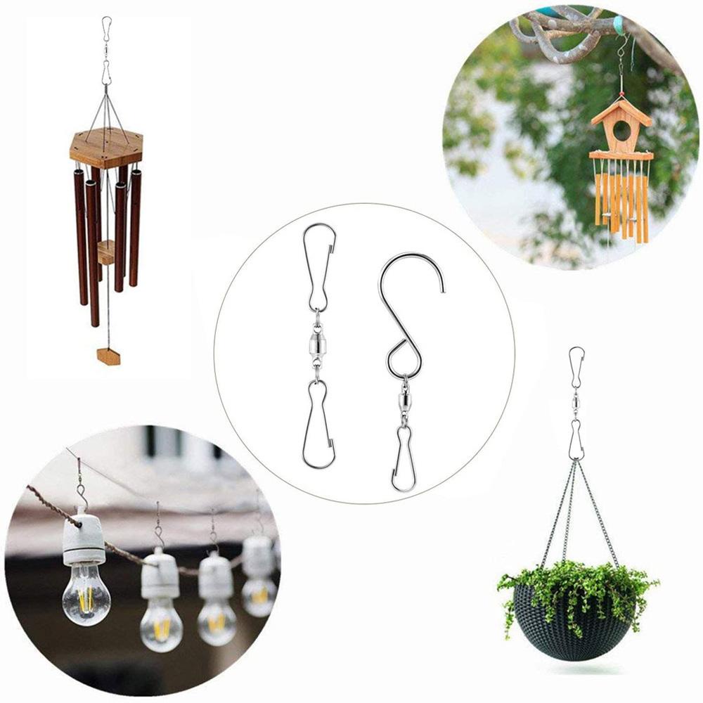 Móc Treo Chậu Cây Hình Chữ S Bằng Năng Lượng Mặt Trời