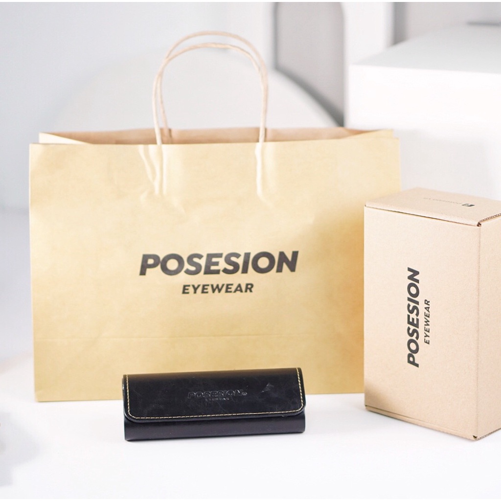 Gọng kính gỗ Posesion Gawa phong cách Retro mắt kính nam chính hãng thiết kế tại Nhật Bản