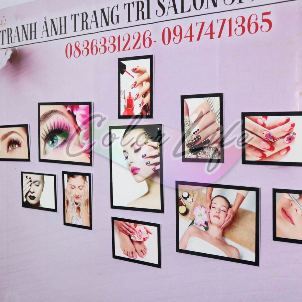 TRANH NAIL MI TRANG TRÍ QUÁN NAIL SIÊU ĐẸP GIÁ XƯỞNG SEONAIL3 ÁNH DƯƠNG | WebRaoVat - webraovat.net.vn