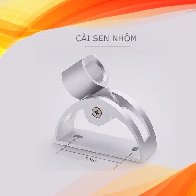 Đế cài sen nhôm chỉnh lên xuống