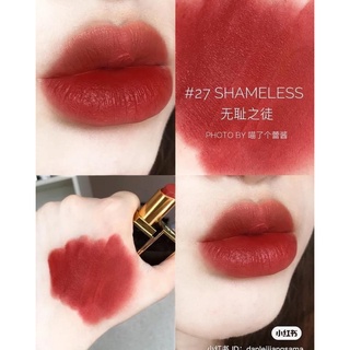 (Mã NSF020280 giảm 80K) Son Tom Ford 27 Shameless - Đỏ Gạch Nâu