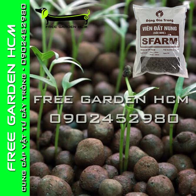 BAO 50dm3  ĐẤT NUNG SFARM/ SỎI NHẸ