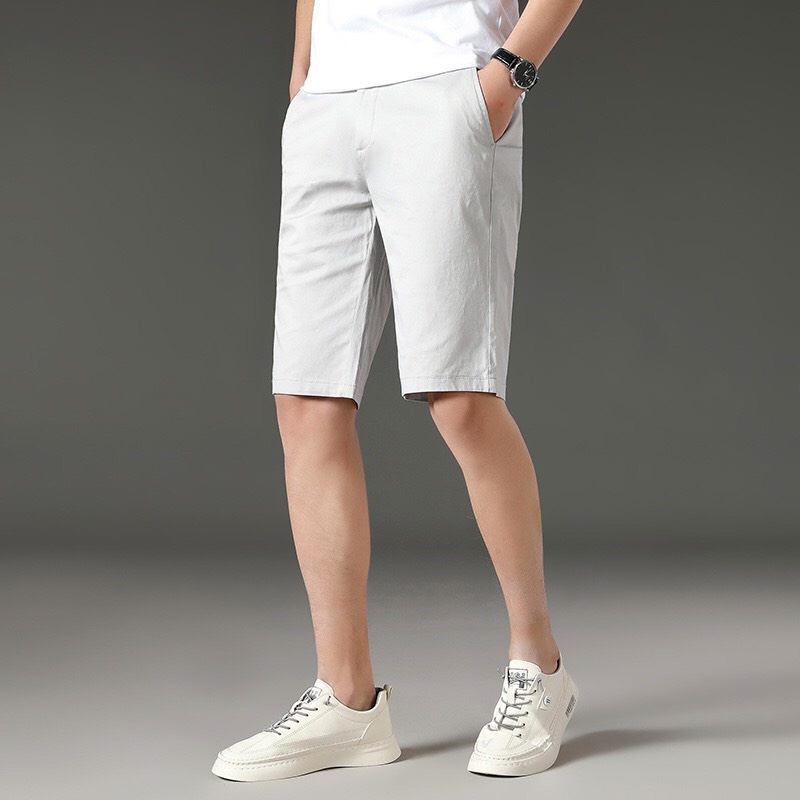 Quần short - Quần Short Kaki Âu nam cao cấp - Chất liệu mềm mịn, co giãn, kiểu dáng trẻ trung bao đẹp ONEhh Store