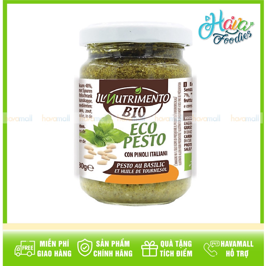 Sốt Pesto Thuần Chay Hữu Cơ PROBIOS 130gr – Organic Pesto Sauce