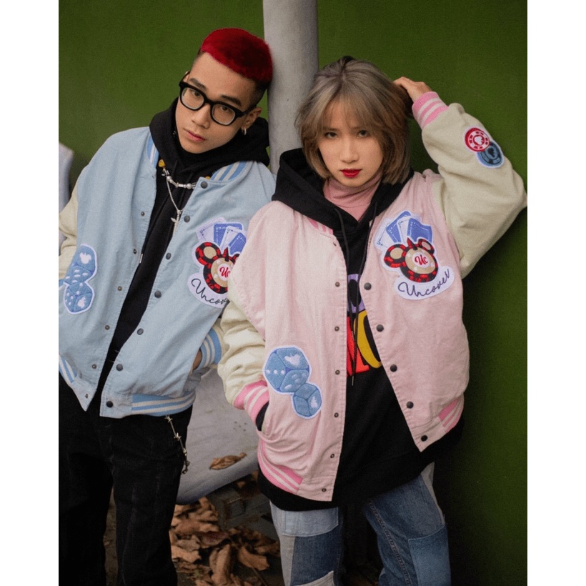 Áo Khoác Nhung Nam Nữ Form Rộng in Hình Xí Ngầu Độc Đáo TP020 [NewUnisex]