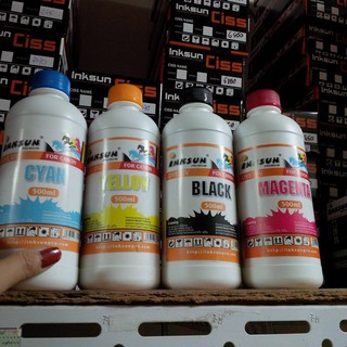Bộ 4 màu Mực Canon Dye uv inksun 500ml