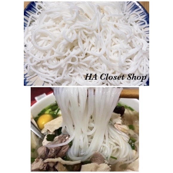 BÚN TƯƠI KHÔ XUẤT KHẨU[500GRAM)