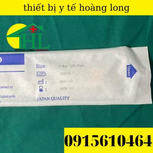 HỘP 10 DÂY THÔNG TIỂU 2 NHÁNH FOLEY CATHETER 12Fr, 14Fr, 16Fr, 18Fr, 20Fr, 22Fr,24Fr
