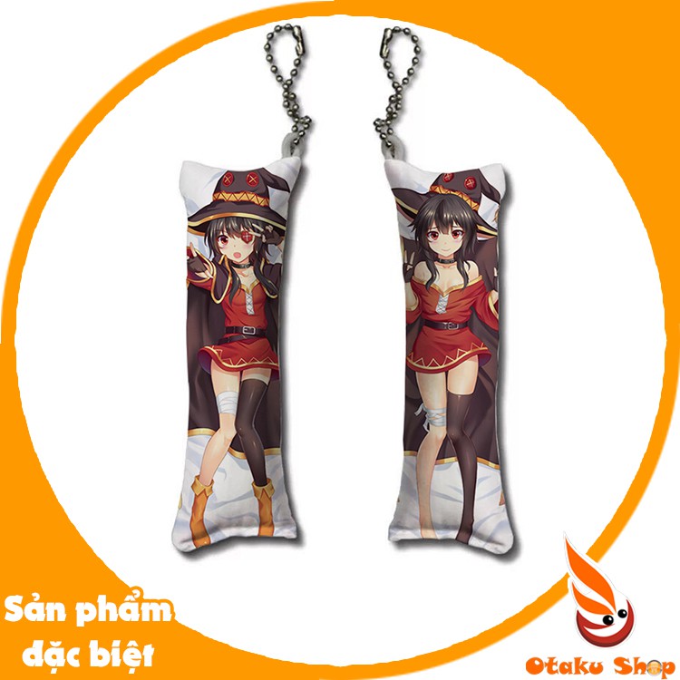 Móc khóa gối in hình Anime KonoSuba: God’s Blessing on this Wonderful World! - Aqua - Megumin - Darkness - Otaku shop