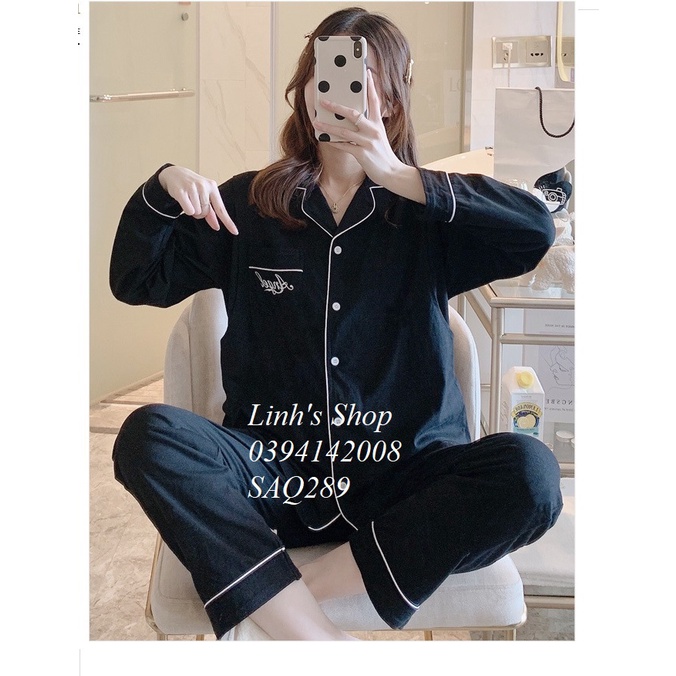 Bộ Bầu Dài Tay Sau Sinh Ở Cữ-SAQ289 Chất Dày Dặn Mặc Thu Đông cho bé bú ti