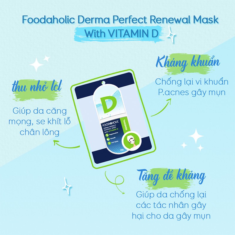 Mặt Nạ Giấy Chăm Sóc Da Foodaholic Essential Mask