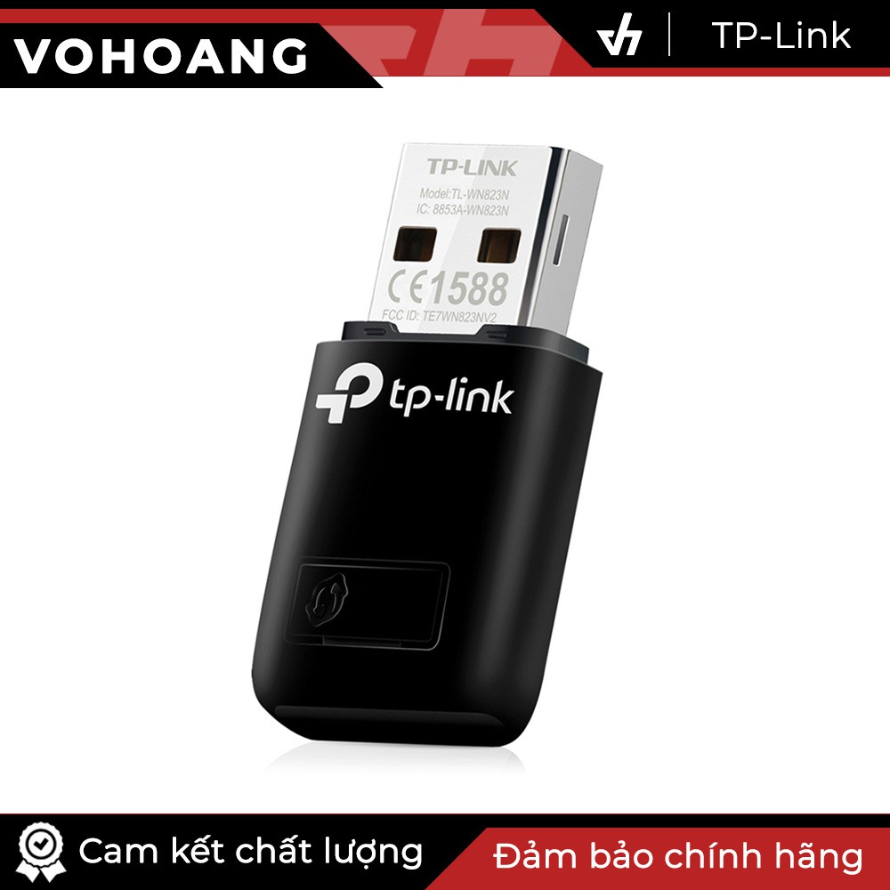 Card mạng không dây TP-Link WN823N (Đen)