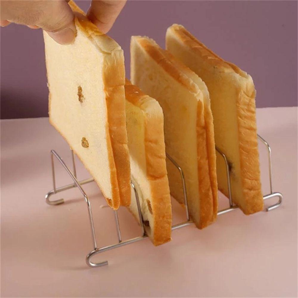 LEISURE Khay Nướng Bánh Mì Bằng Thép Không Gỉ Chống Dính An Toàn Cho Sức Khỏe