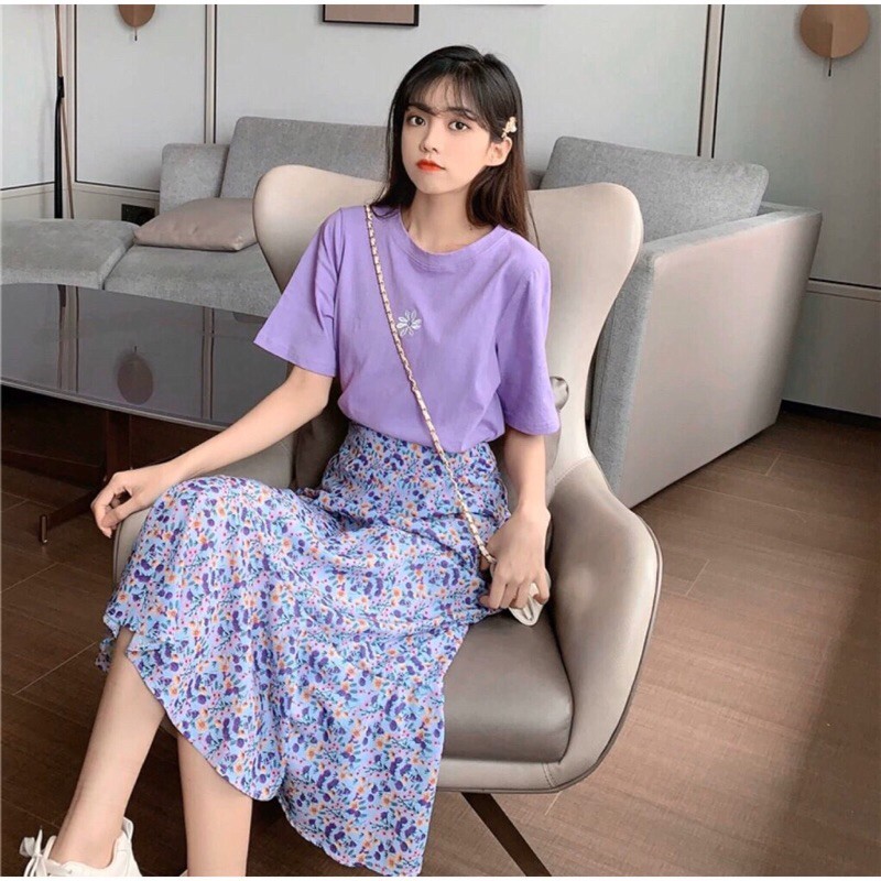 Nguyên set áo và váy newtag