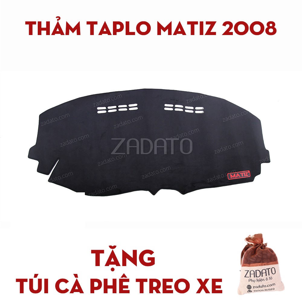 Thảm Taplo Daewoo - Thảm Chống Nóng Taplo Lông Cừu - TẶNG: Túi Cafe Treo Xe