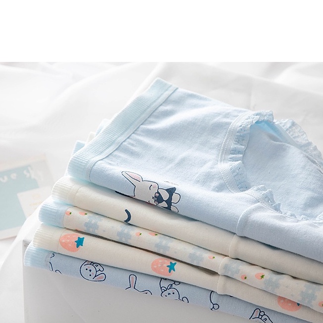 Quần Lót cotton Lưng Vừa Hình Thỏ Dễ Thương Cho Nữ M-35kg-68kg 8015-WY004