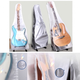 Túi Đựng Đàn Guitar Trong Suốt/ Màu Bạc Chống Nước/ Ẩm Mốc Tiện Dụng