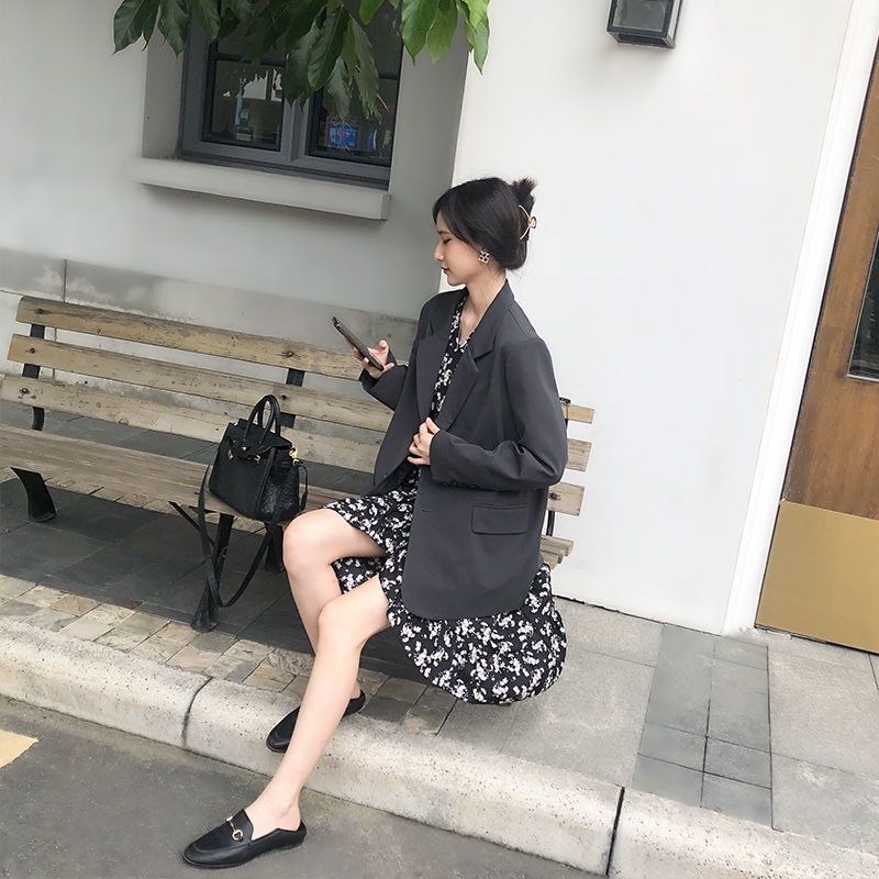 Áo Khoác Vest Dáng Rộng Cao Cấp Phong Cách Thời Trang Xuân Thu 2023 Mới oversize blazer