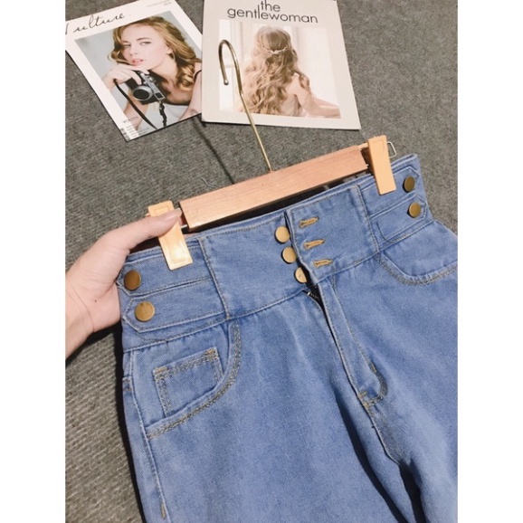 Quần baggy cạp cao 3 cúc TC6