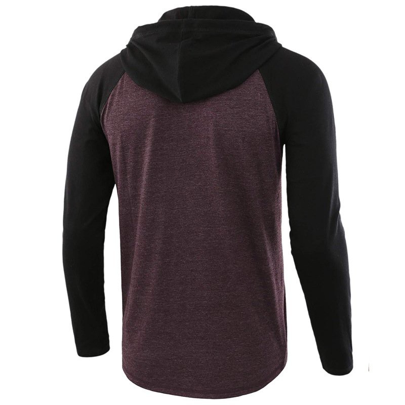 Áo thun nam tay dài mặc thu đông, có mũ trùm, phong cách thời trang nam 2020 | BigBuy360 - bigbuy360.vn