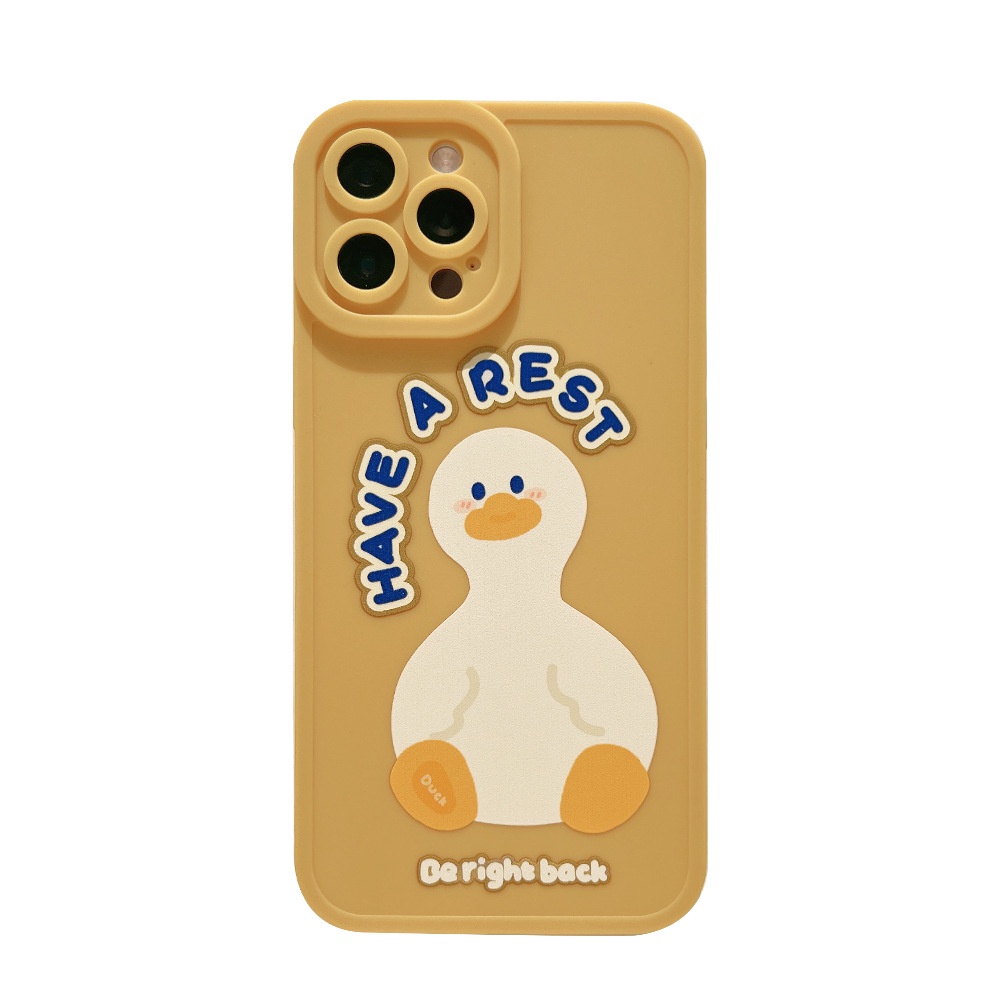 ốp iphone 11 Ốp điện thoại TPU mềm hình chú vịt dành cho IPHONE 11PRO MAX X XR XSMAX 7 8PLUS SE 2020 12PROMAX 12MINI 13PROMAX 13MINI