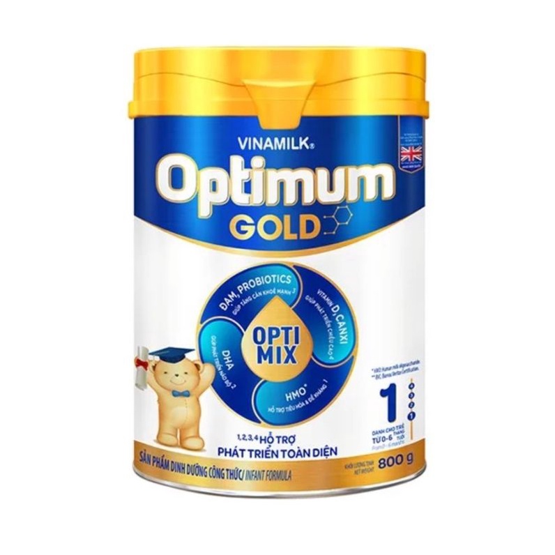 Sữa bột Vinamilk Optimum Gold 1 - Hộp thiếc 800g