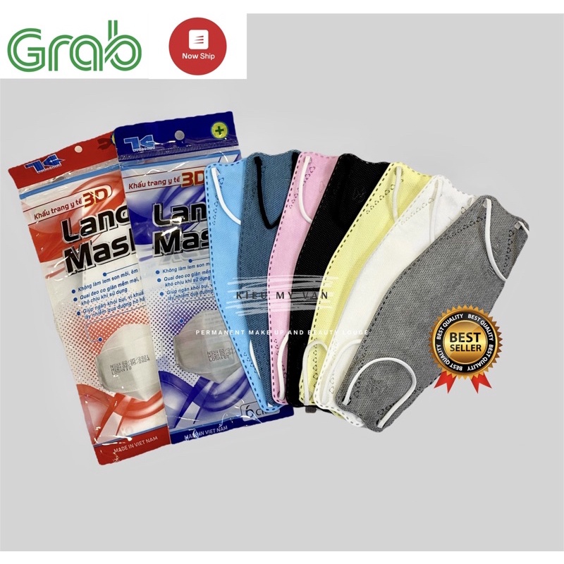 Khẩu Trang 3D Landmask, 4D KF94 Túi 6 chiếc VIP