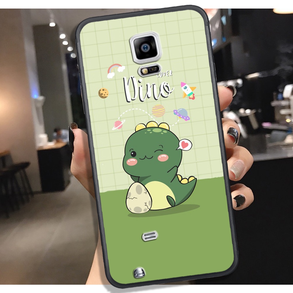 ỐP SAMSUNG NOTE 3 - NOTE 4 - NOTE 5 - NOTE 7 - NOTE FE , IN HÌNH KHỦNG LONG CHIBI SIÊU DỄ THƯƠNG.