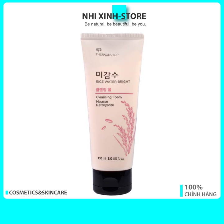 Sữa Rửa Mặt Gạo Rice Water Bright Cleansing Foam The Face Shop