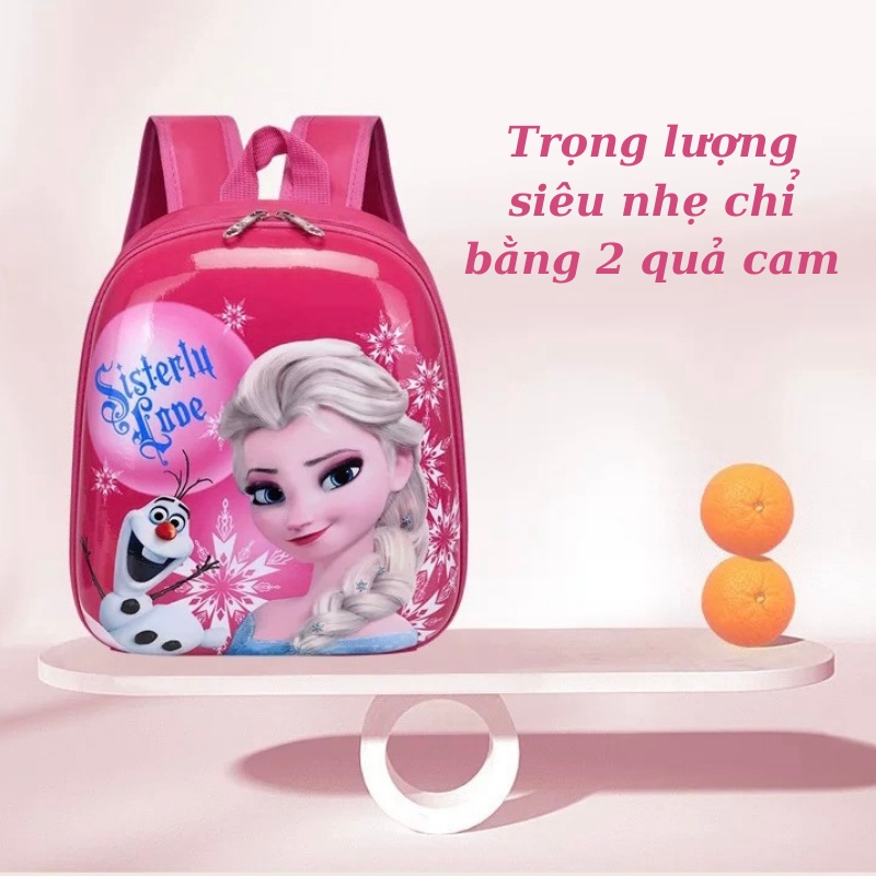 Balo trẻ em, balo đi học mẫu giáo mầm non chống nước siêu nhân công chúa Elsa Micky Xu Xu Kids